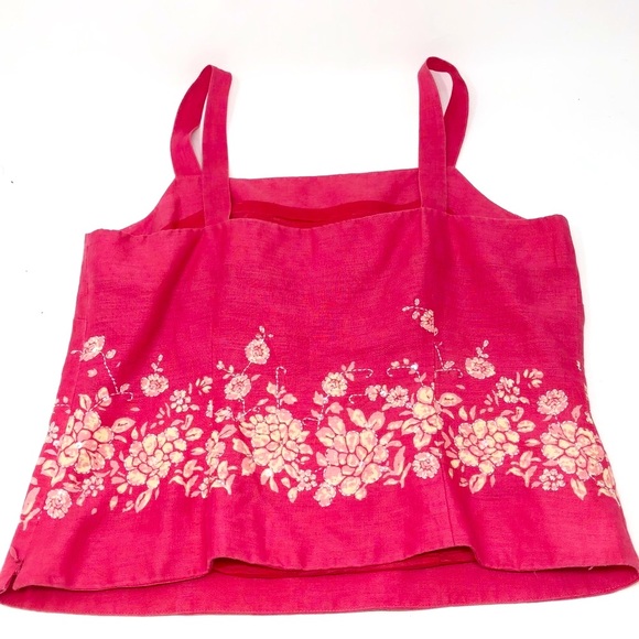 ANN TAYLOR Salmon Floral Cami & Maxi Skirt Set-8 - Picture 4 of 9